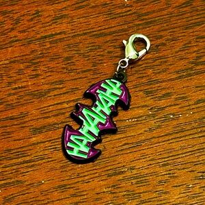 Joker Batman Logo Enamel Charm